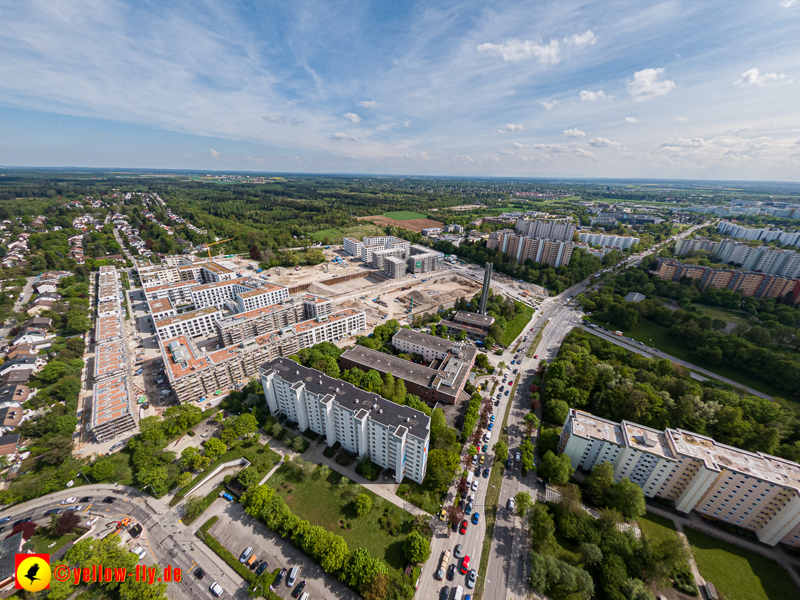 09.05.2023 - Baustelle Alexisquartier und Pandion Verde in Neuperlach